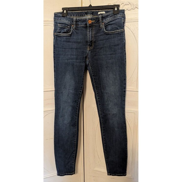 Women's Jacob Davis Jeans UMA Ankle Skinny Dark Wash Midrise Stretch SIZE 28 - Picture 1 of 9